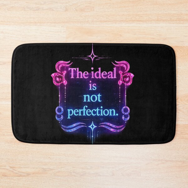 Item preview, El ideal no es la perfección. (Versión cyberpunk) designed and sold by MaxDreamsArt.