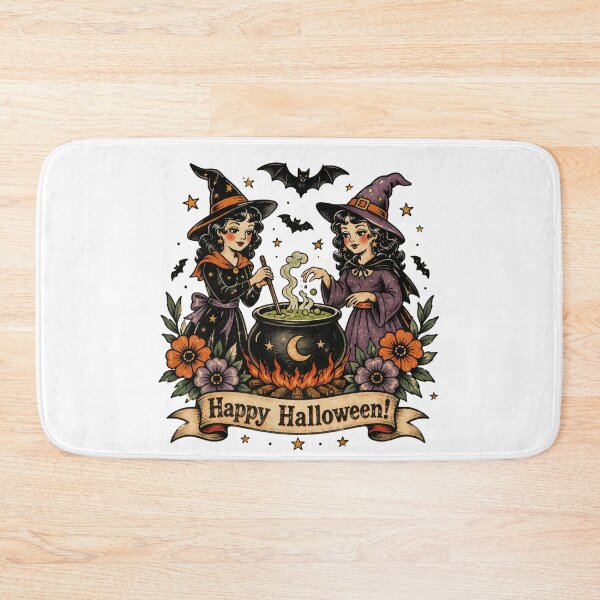 Item preview, Cute Vintage Halloween Witches Brewing Potion | Retro Witchcore Autumn Graphic Shirt designed and sold by Anastasiia Yurevych.