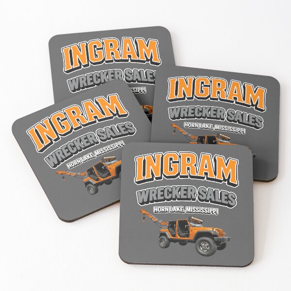 Item preview, INGRAM WRECKER SALES  - Amber Jeep designed and sold by Pickle Wicked Designs.
