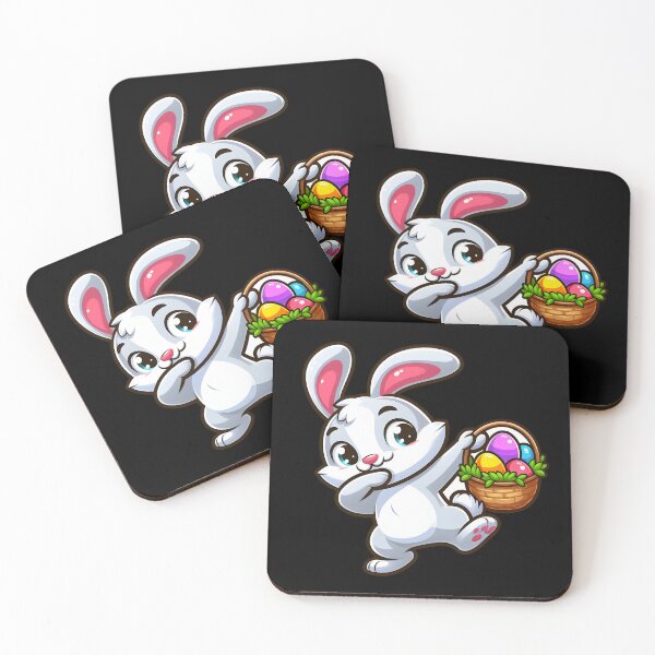 Item preview, Cute Cartoon Easter Bunny with Egg Basket designed and sold by Creatby7030.