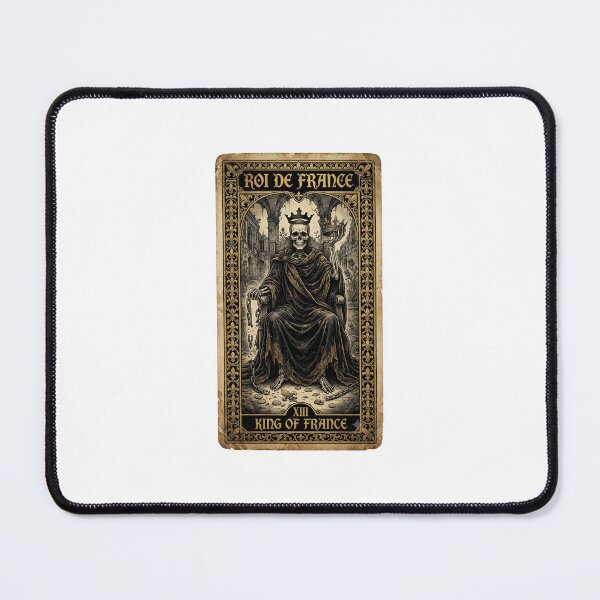 Item preview, Bastille Day King of France Dark Tarot Card Art French Revolution designed and sold by VikrantCreative.