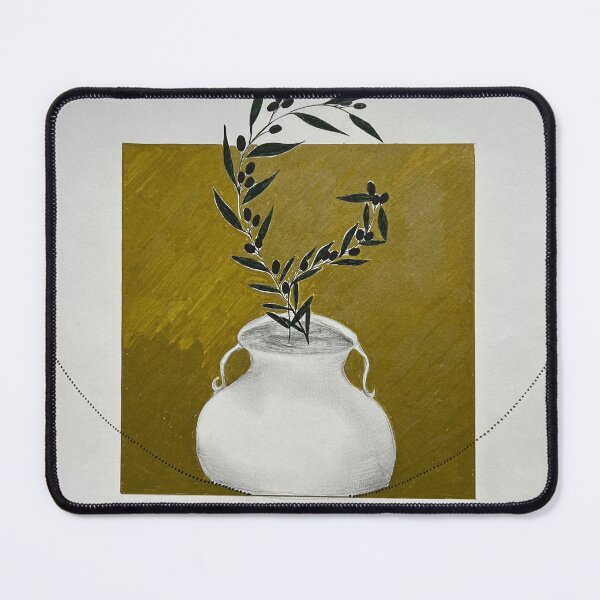 Item preview, Olive Branch in Ceramic Vase designed and sold by K.Art-Avato ⭐.