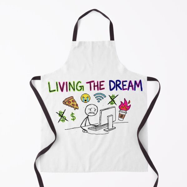 Item preview, Living The Dream MS Paint Chaos Funny Design designed and sold by LunaMarkos.