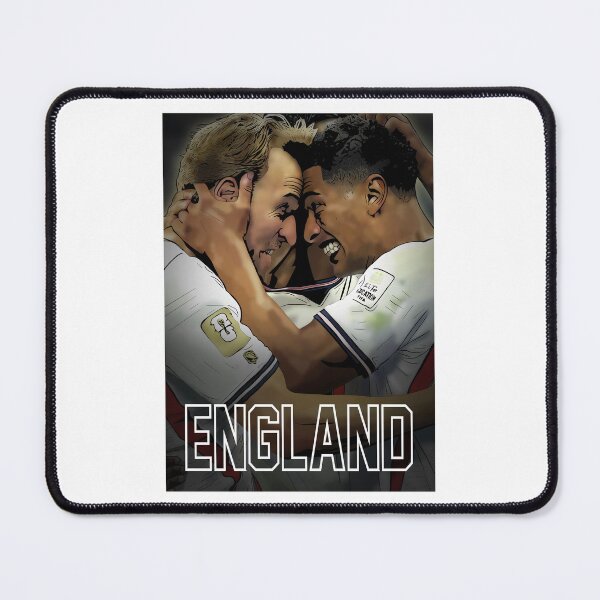 Item preview, England Football Celebration Art Print – Harry Kane & Jude Bellingham Inspired Illustration designed and sold by GrizzlyCollective.