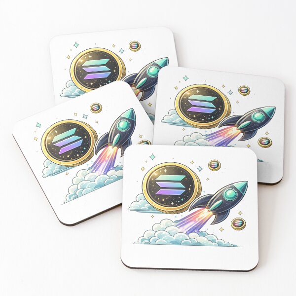 Item preview, Solana's rocket launch: Through clouds to the stars. designed and sold by No-No-Name.