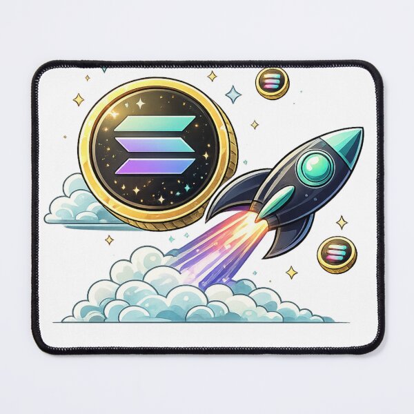 Item preview, Solana's rocket launch: Through clouds to the stars. designed and sold by No-No-Name.
