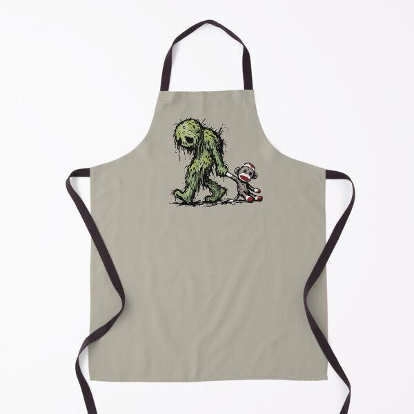 Item preview, Funny Cryptid Swamp Creature Bedtime Sock Monkey Stuffie designed and sold by TackyTime.
