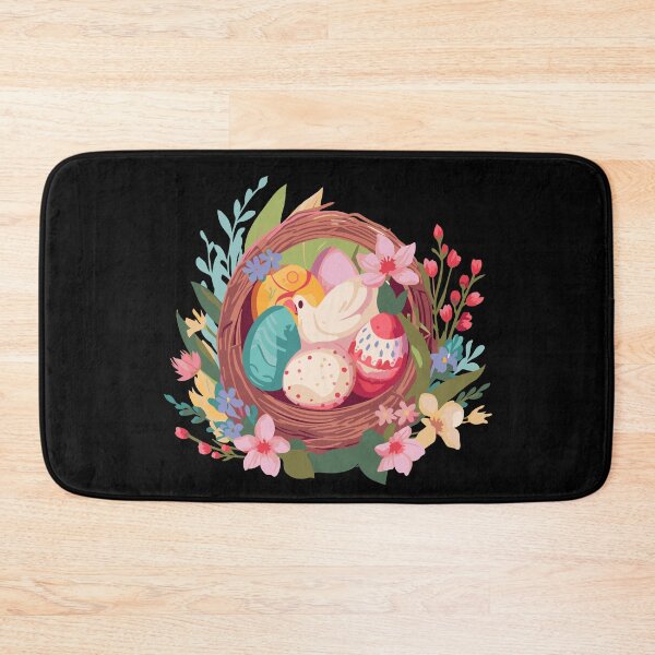 Item preview, Spring Floral Nest with Easter Eggs and White Dove designed and sold by Creatby7030.