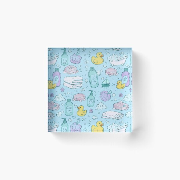 Item preview, Watercolor Bathtime Bubbles designed and sold by PipermintPress.