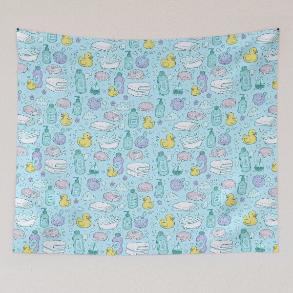 Item preview, Watercolor Bathtime Bubbles designed and sold by PipermintPress.
