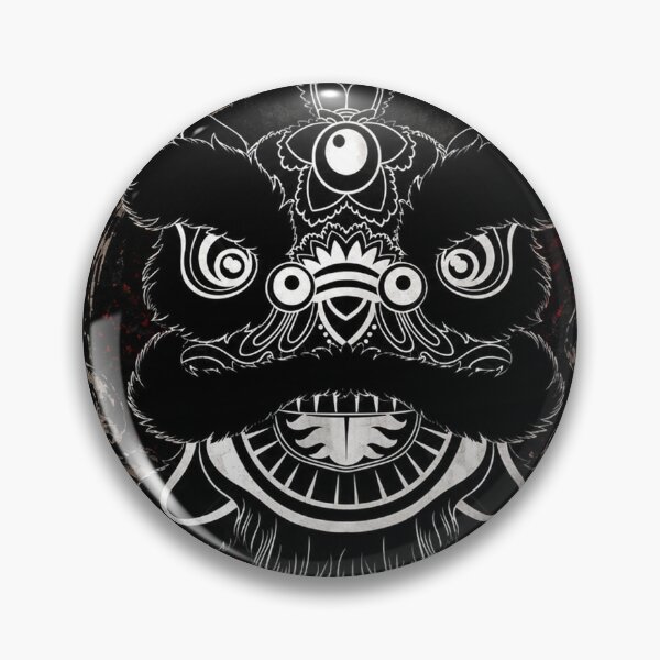 Item preview, Chinese Lion Dance Mask | Traditional Kung Fu Heritage Art designed and sold by Fei Long Design Hub.