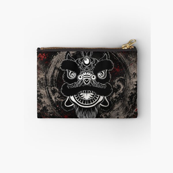 Item preview, Chinese Lion Dance Mask | Traditional Kung Fu Heritage Art designed and sold by Fei Long Design Hub.