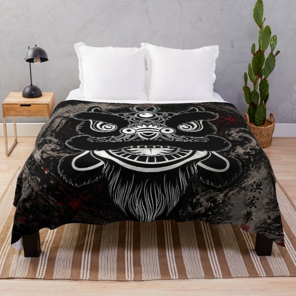 Item preview, Chinese Lion Dance Mask | Traditional Kung Fu Heritage Art designed and sold by Fei Long Design Hub.
