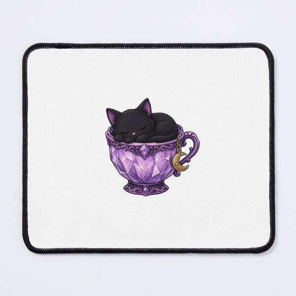 Item preview, Black Cat In A Crystal Teacup designed and sold by The-Art-of-D.