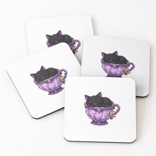 Item preview, Black Cat In A Crystal Teacup designed and sold by The-Art-of-D.