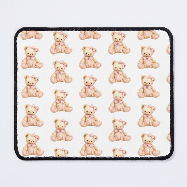 Item preview, Cute teddy bear with pink bows designed and sold by SamimShop555.