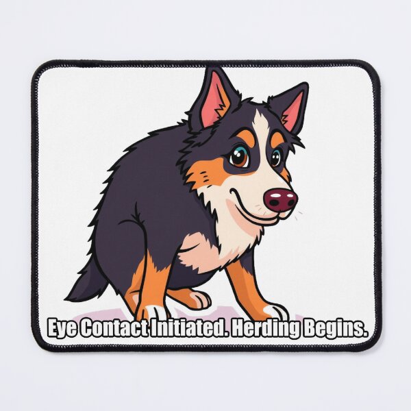Item preview, Australian Shepherd - Eye Contact Initiated Herding Begins - Funny Aussie Gift designed and sold by pawdrops.