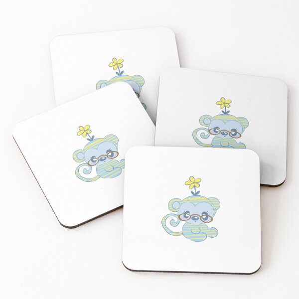 Item preview, yellow and blue monkey designed and sold by Zoë Witherspoon.