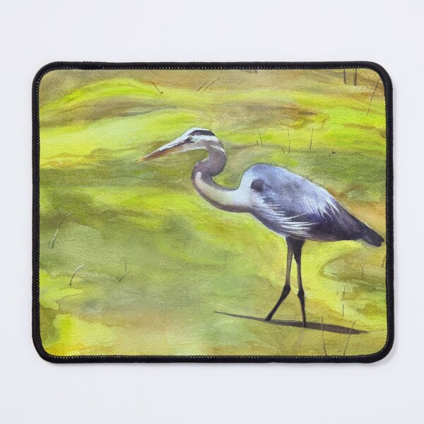 Item preview, Blue Heron in emerald water designed and sold by Carlos Taylor.