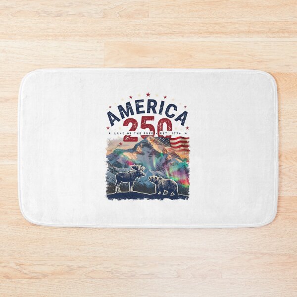 Item preview, America 250 Alaska Vintage Badge Moose Bear Mountain Patriotic Est 1776 Design v1 designed and sold by DarylWelsh2024.