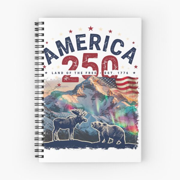 Item preview, America 250 Alaska Vintage Badge Moose Bear Mountain Patriotic Est 1776 Design v1 designed and sold by DarylWelsh2024.