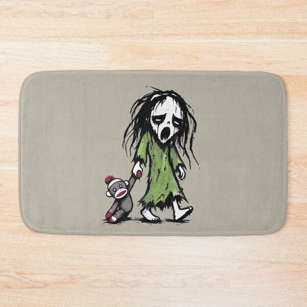 Item preview, Funny Monster Banshee Creature Bedtime Sock Monkey Stuffie designed and sold by TackyTime.