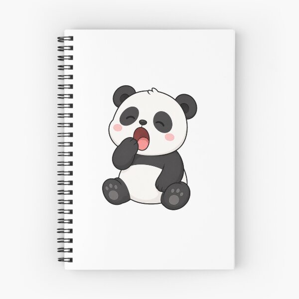 Item preview, Cute Sleepy Panda Yawning Kawaii Cartoon Cozy Design designed and sold by Seculinator.