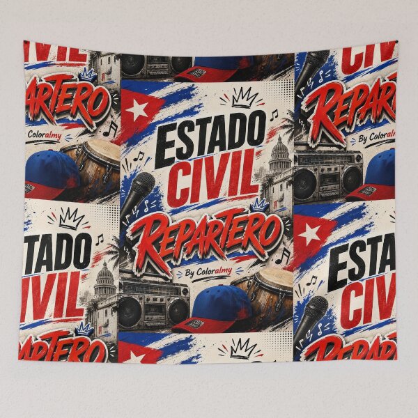 Item preview, Marital Status Repartero | Cuban Urban Music Typography | By Coloralmy designed and sold by Coloralmy.