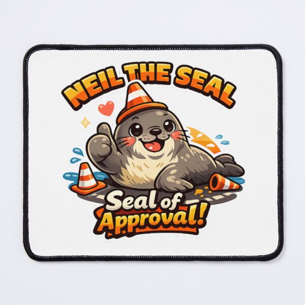 Item preview, Neil the Seal - Seal of Approval designed and sold by Sloyar.