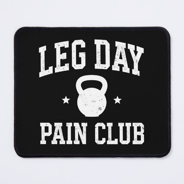 Item preview, Leg Day Pain Club – Vintage Varsity Gym Typography designed and sold by Sparkofart07.