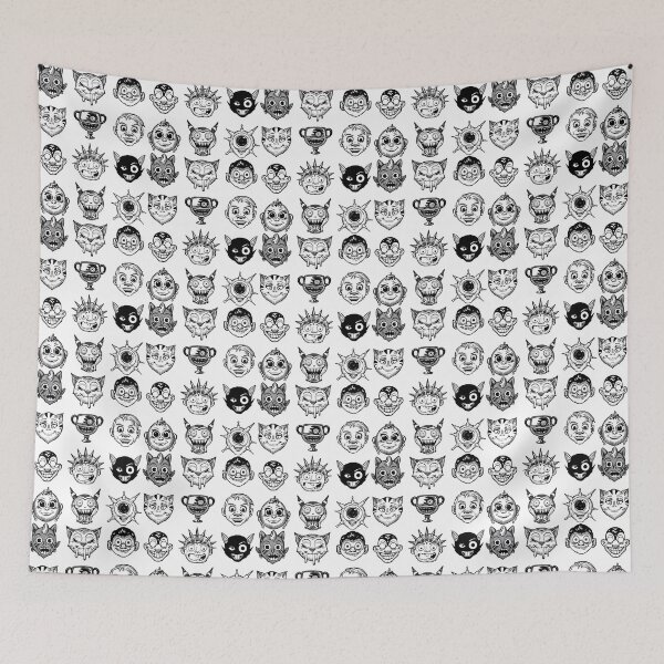 Item preview, Vintage Surreal Cartoon Freak Show - Sticker Pack designed and sold by Dhenin Studio.