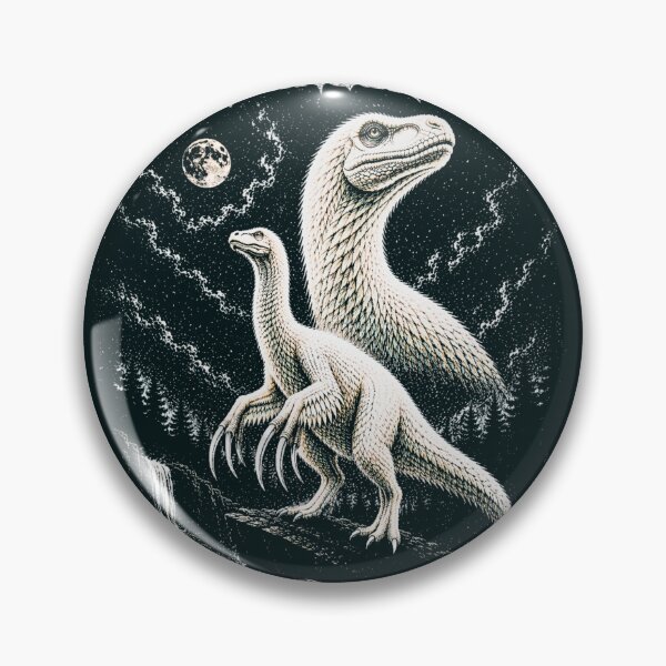 Item preview, Therizinosaurus Moonlight Dinosaur Art | Feathered Therizinosaurus Poster designed and sold by Syrupulse.