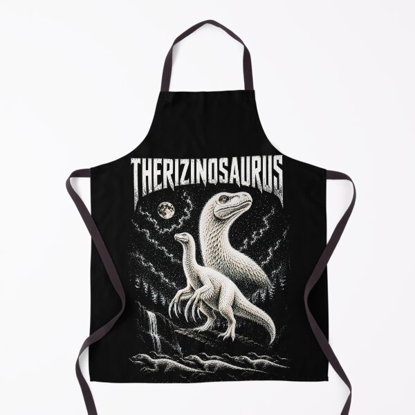 Item preview, Therizinosaurus Moonlight Dinosaur Art | Feathered Therizinosaurus Poster designed and sold by Syrupulse.