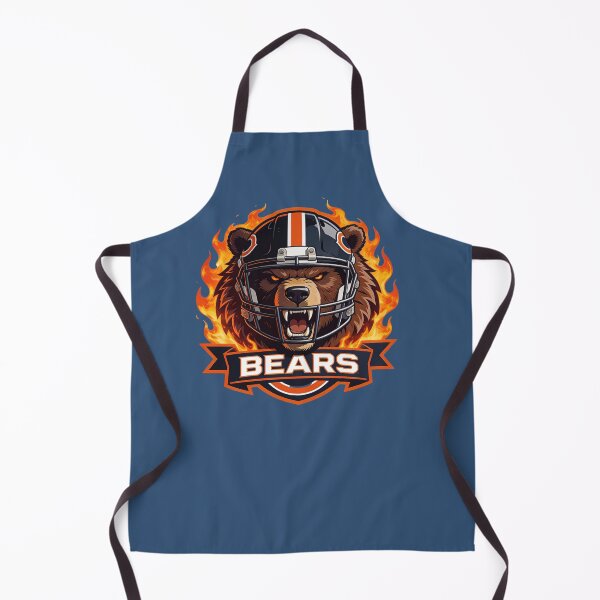 Item preview, Fierce Bear Football Mascot Flames designed and sold by TatyanaArt.