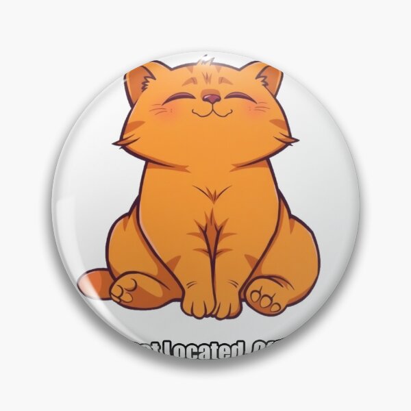 Item preview, Orange Cat - Warm Spot Located Offline Now - Funny Orange Cat Gift designed and sold by pawdrops.