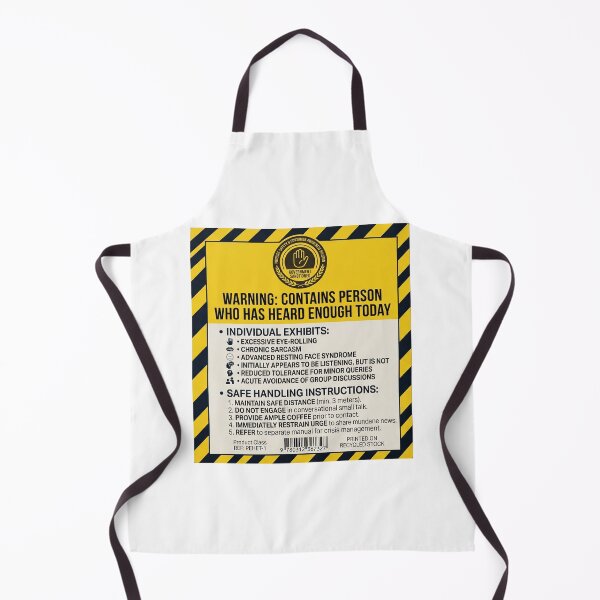 Item preview, Funny Warning Label Inappropriate Humor Sticker Design designed and sold by LunaMarkos.