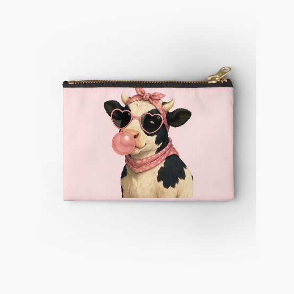 Item preview, ​Cute Pink Bubblegum Cow designed and sold by Theshop611.