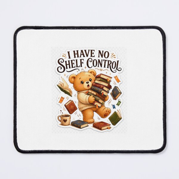 Item preview, I Have No Shelf Control Sticker designed and sold by DreamTags Studio.