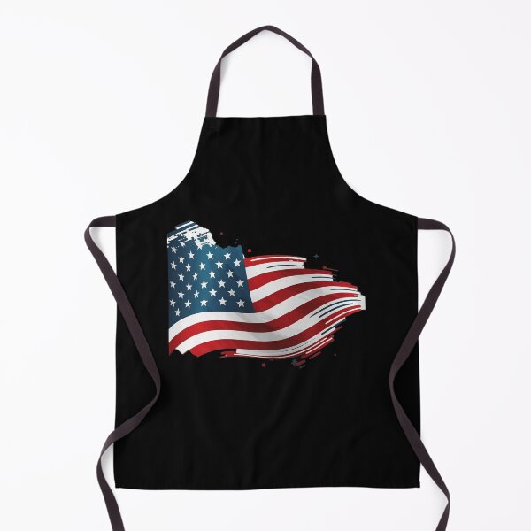 Artikelvorschau, Grafik einer wehenden amerikanischen Flagge in schlechtem Zustand entworfen und verkauft von Creatby7030.