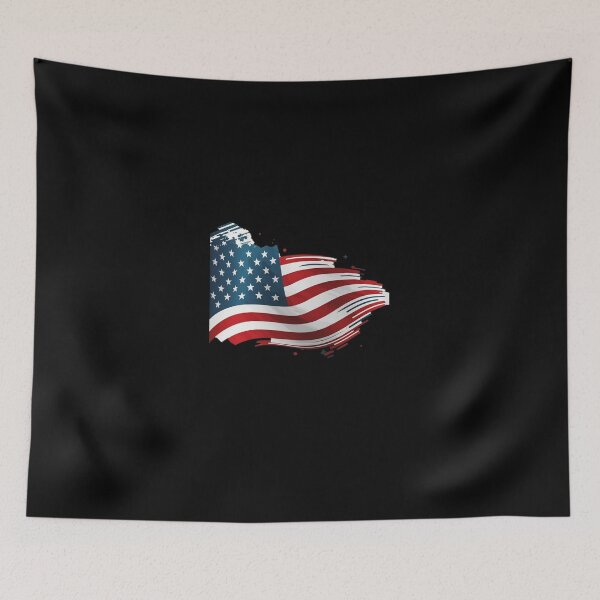 Item preview, Distressed Waving American Flag Graphic  designed and sold by Creatby7030.