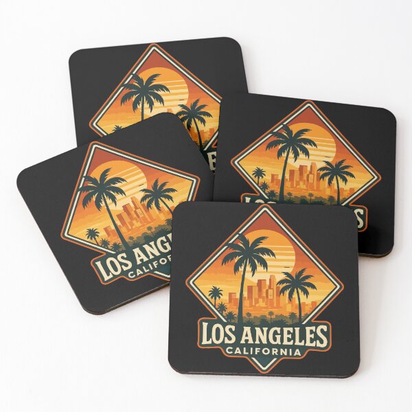 Item preview, Los Angeles California USA Retro designed and sold by TomFrontierArt.