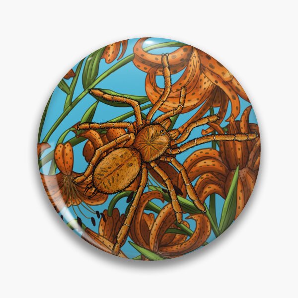 Item preview, Orange Baboon Tarantula x Tiger Lily designed and sold by JoyHappySpiders.