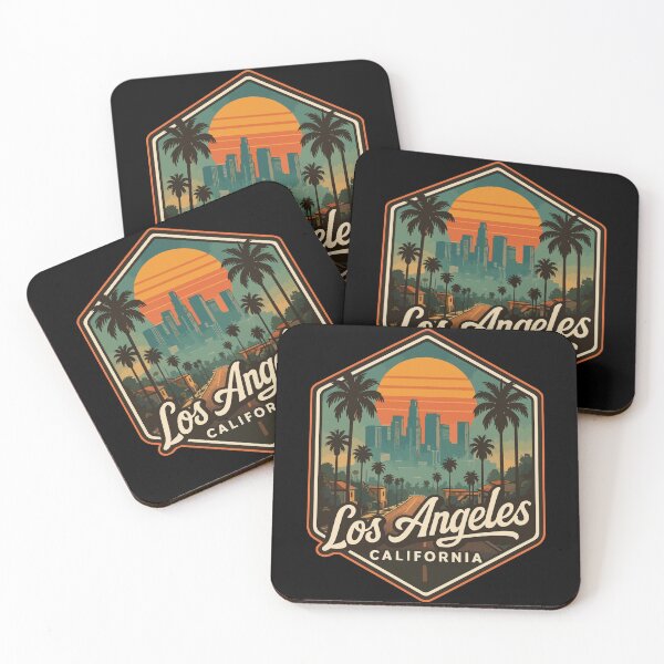 Item preview, Los Angeles California Retro United States designed and sold by TomFrontierArt.