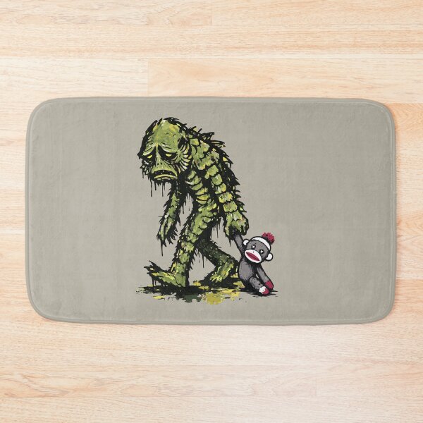 Item preview, Funny Swamp Monster Bedtime Sock Monkey Stuffie designed and sold by TackyTime.