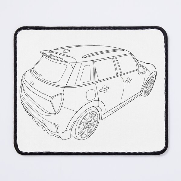 Item preview, 2024 Mini JCW 5 door rear view designed and sold by Spoidius.