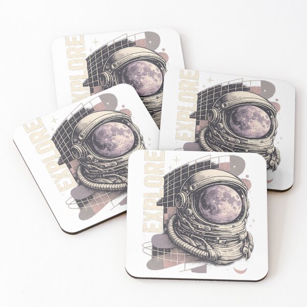 Item preview, Retro Futuristic Space Helmet Y2K Vintage Vector Design designed and sold by Saeed  Ahmad.