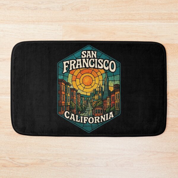 Item preview, San Francisco California Stained Glass Art Travel designed and sold by TomFrontierArt.