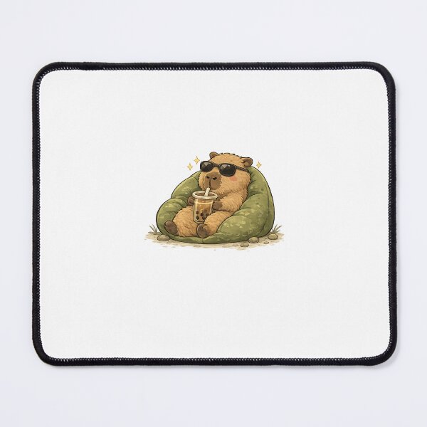 Item preview, No Rush No Stress Capybara Cute Relaxing Design designed and sold by Rogue Heart Collective™.