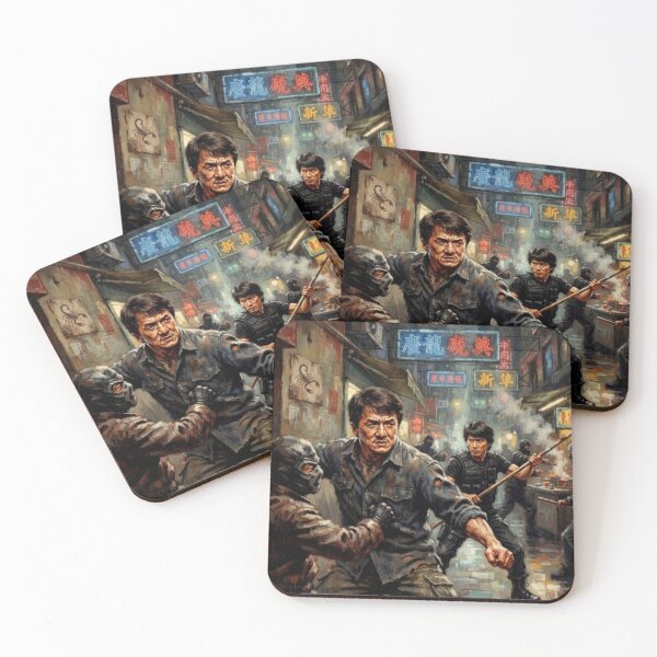 Item preview, Operation Scorpio Retro Martial Arts Action Tribute Art Poster designed and sold by Art's Diner.