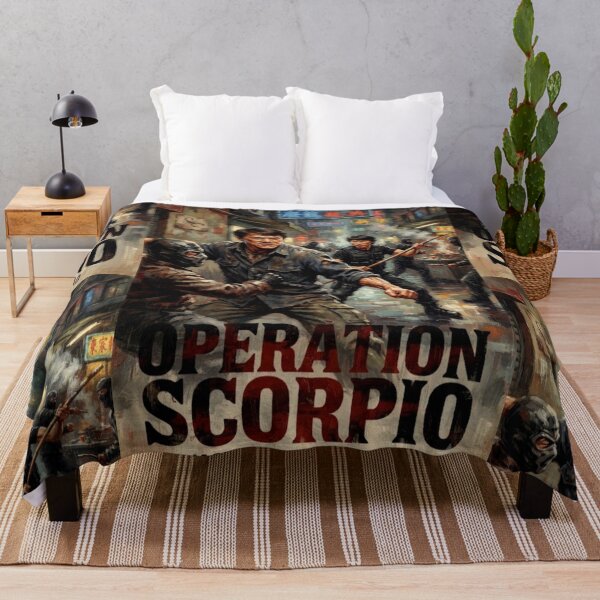 Item preview, Operation Scorpio Retro Martial Arts Action Tribute Art Poster designed and sold by Art's Diner.